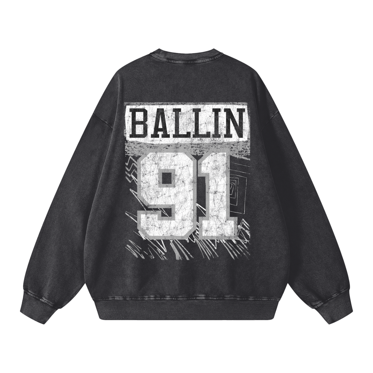 Howler Las Vegas Snow Washed Oversized Sweatshirt