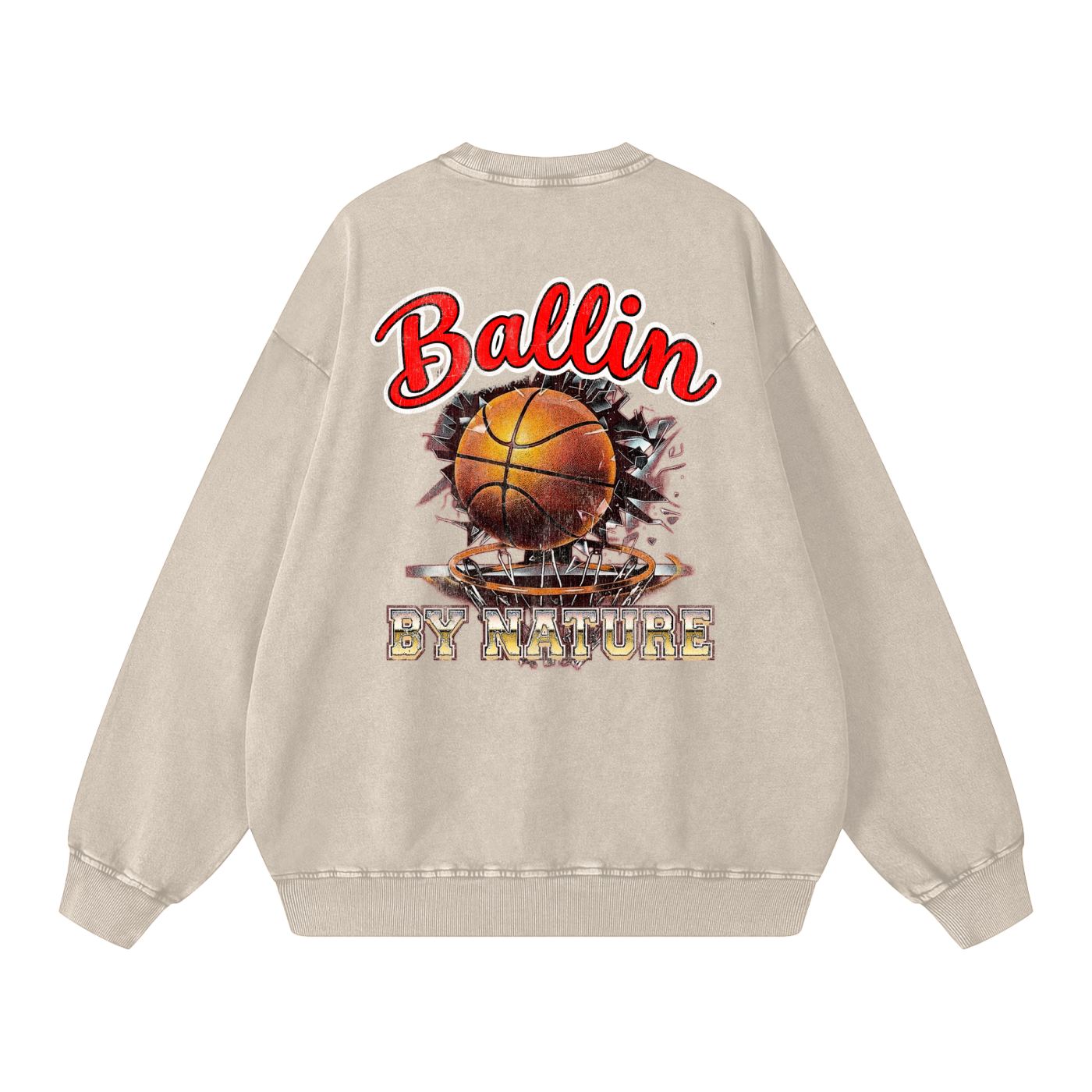 Ring Edition Snow Washed Oversized Sweatshirt