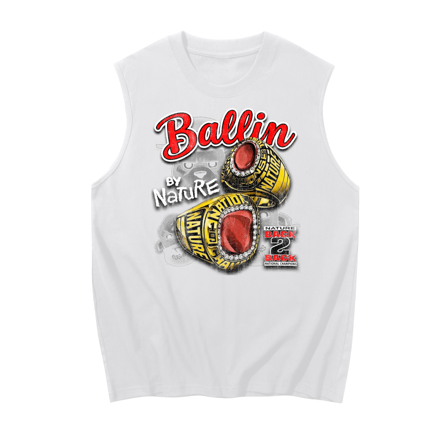Ring Edition Men's Sleeveless Cotton Tank Top