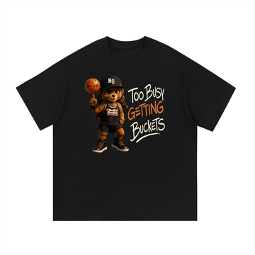 Too Busy Getting Buckets Essential Cotton T-Shirt