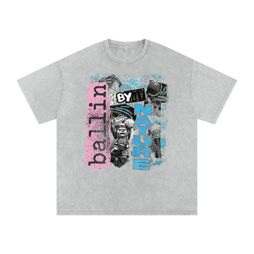 Vertical Edition Snow Washed Oversized T-Shirt