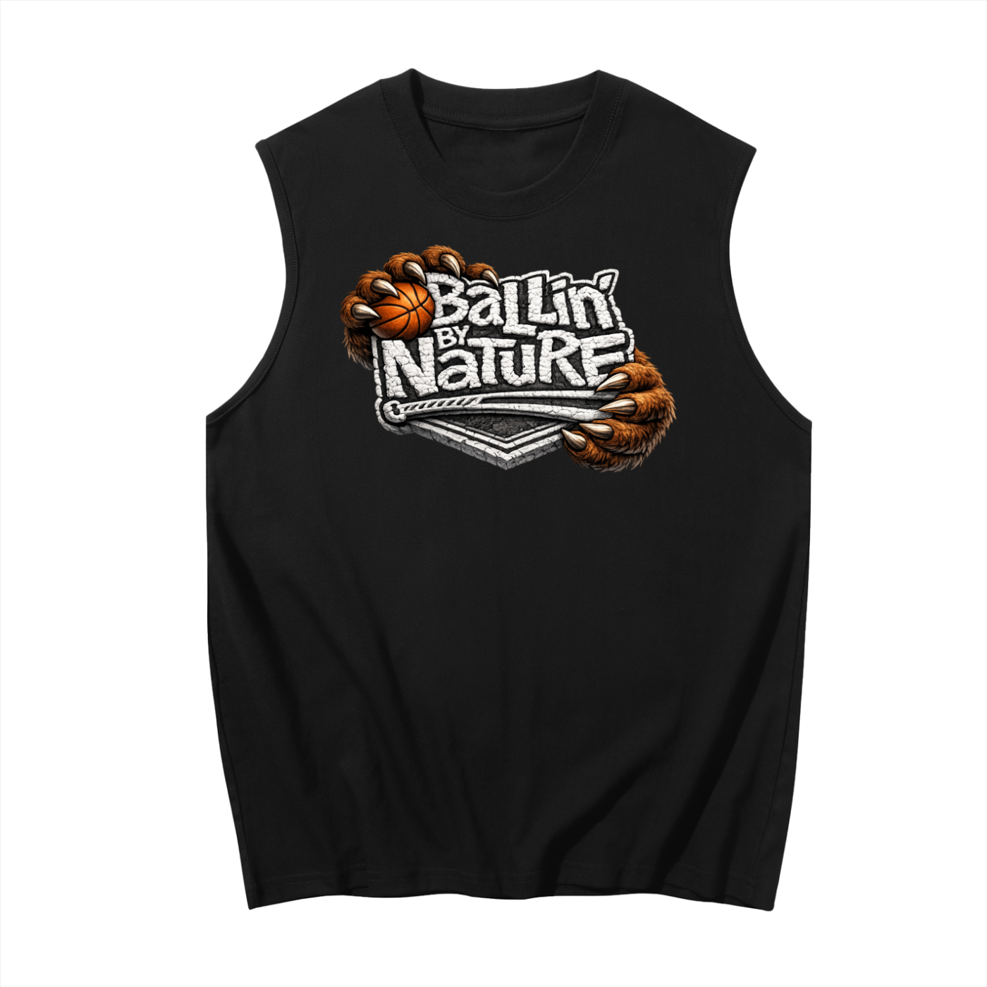 Ballin' Claw Men's Sleeveless Cotton Tank Top