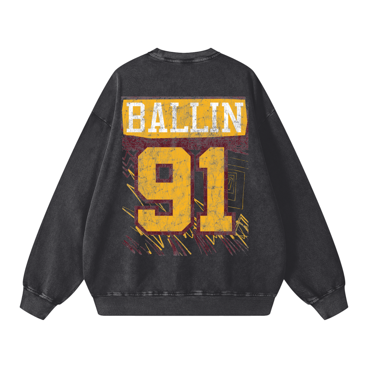 Howler LA Edition Snow Washed Oversized Sweatshirt
