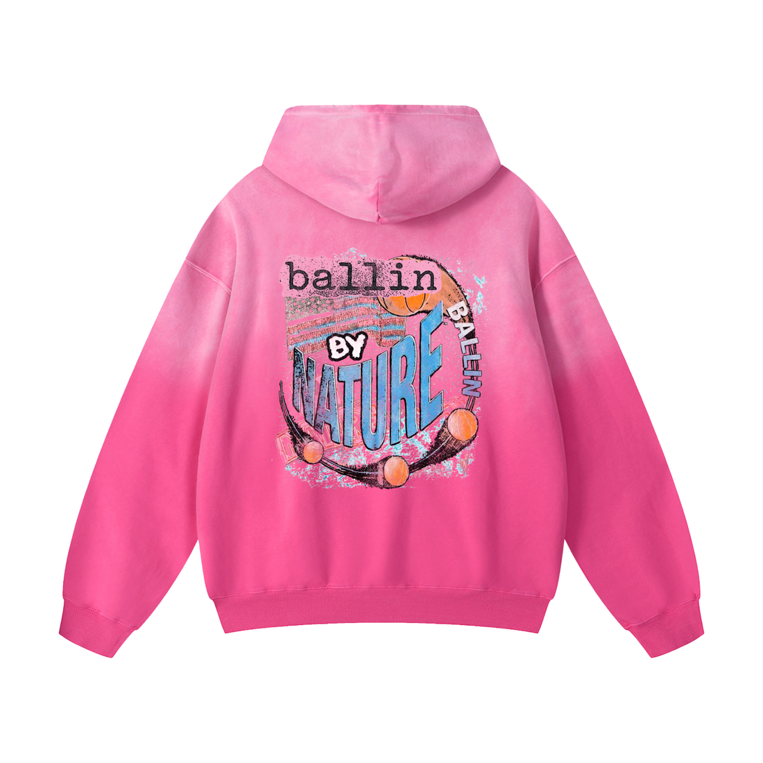 Vertical Edition Heavyweight Sunfade Oversized Hoodie