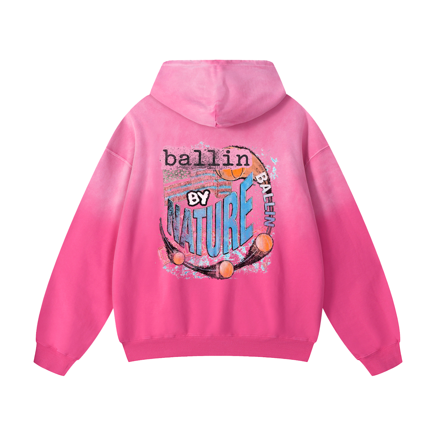 Vertical Edition Heavyweight Sunfade Oversized Hoodie