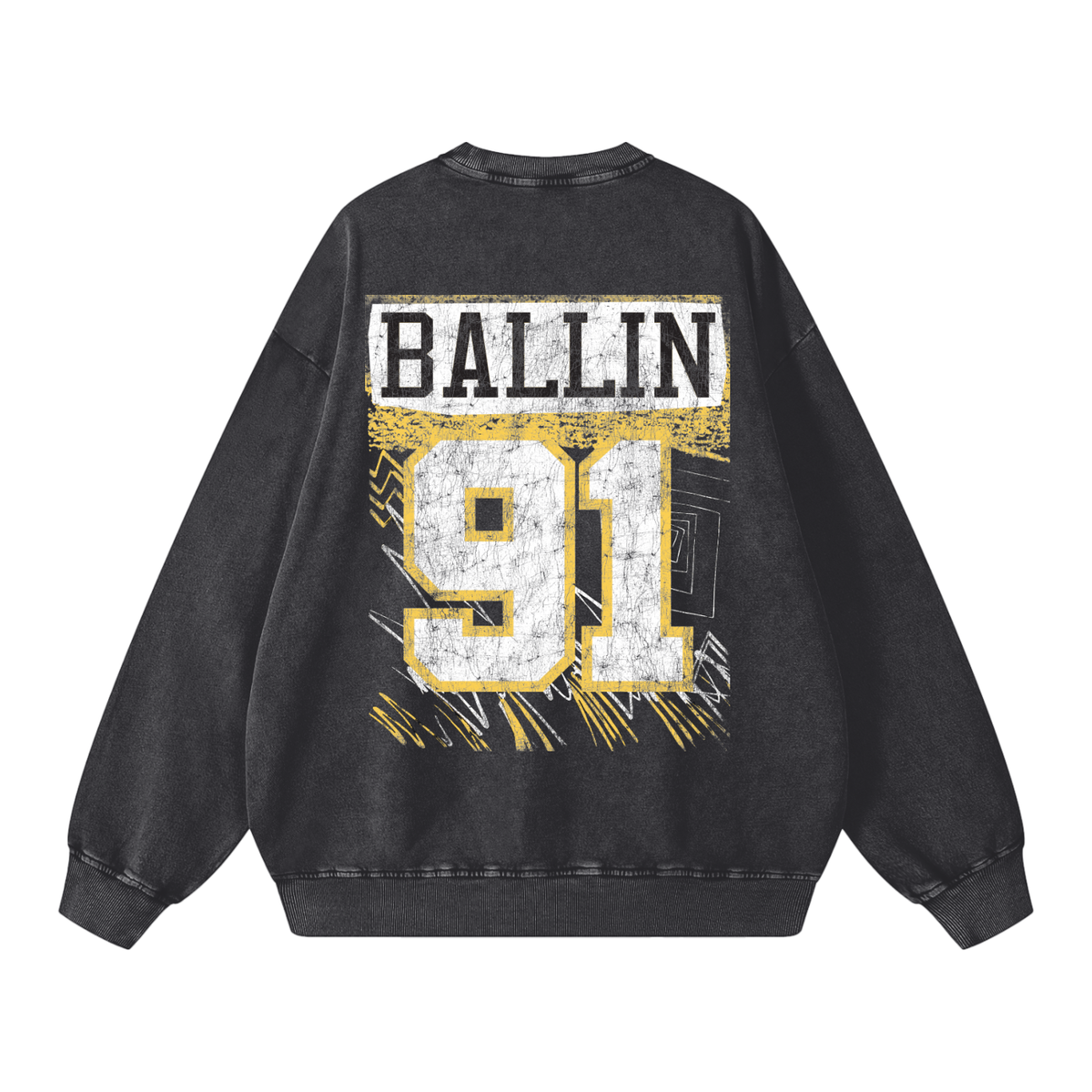 Howler Pittsburgh Snow Washed Oversized Sweatshirt