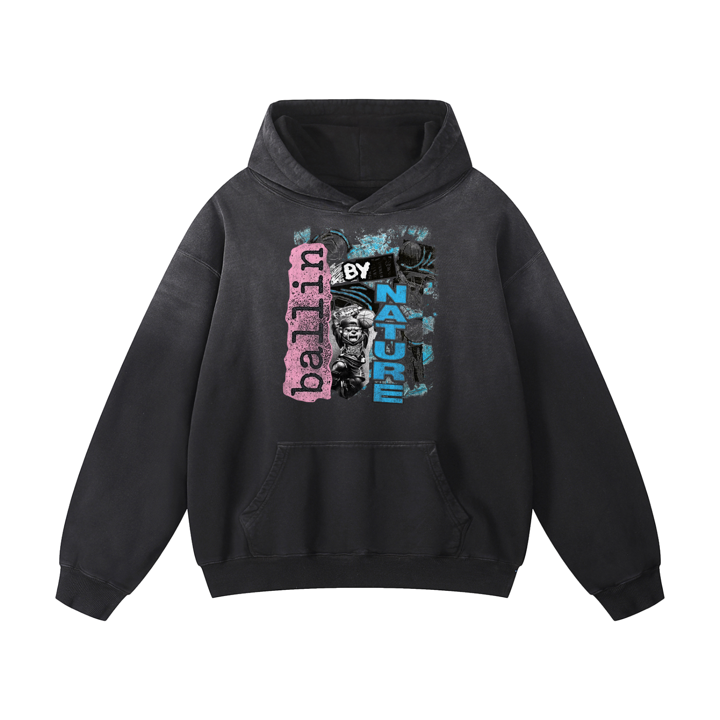 Vertical Edition Heavyweight Sunfade Oversized Hoodie