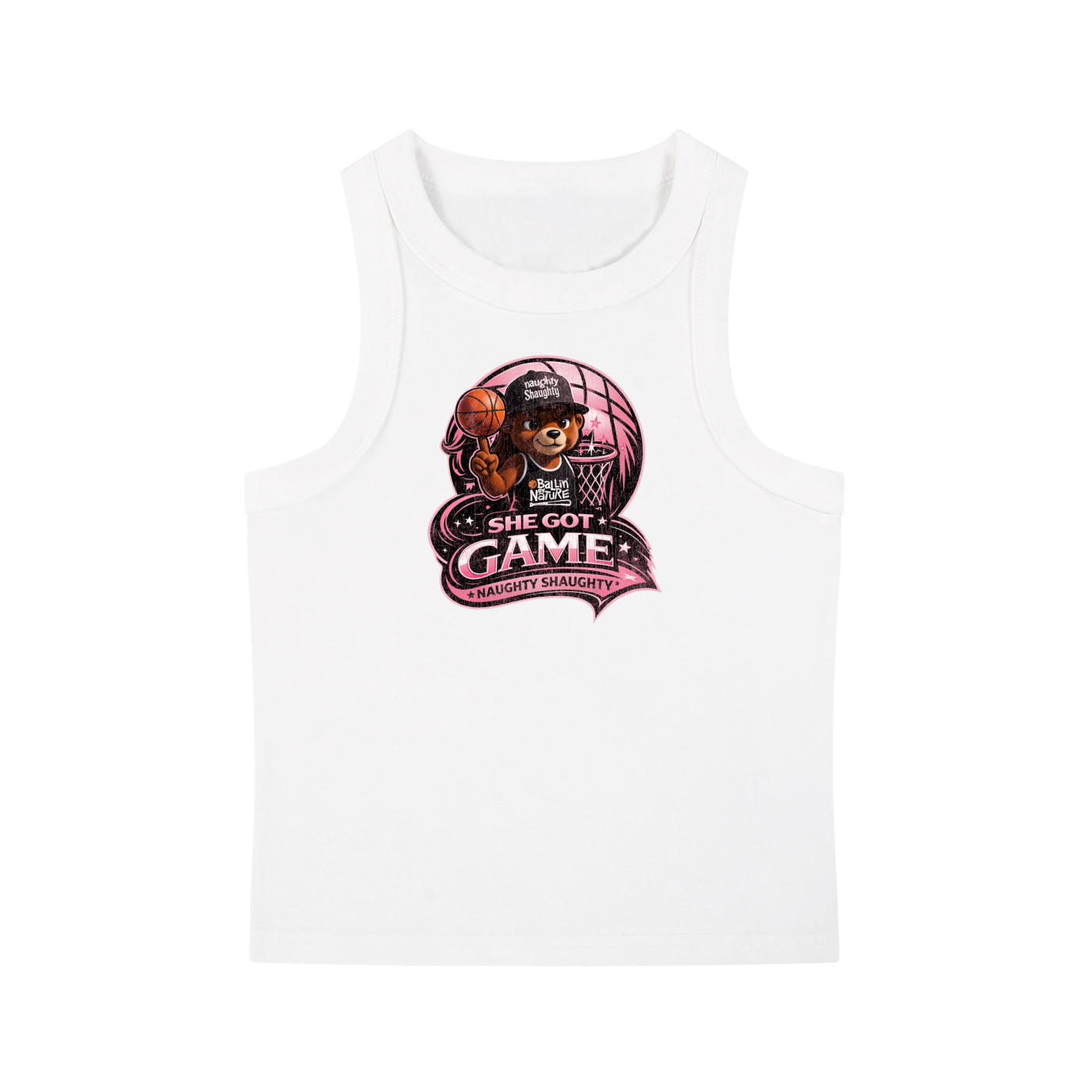 Naughty Shaughty Snow Washed Tank Top
