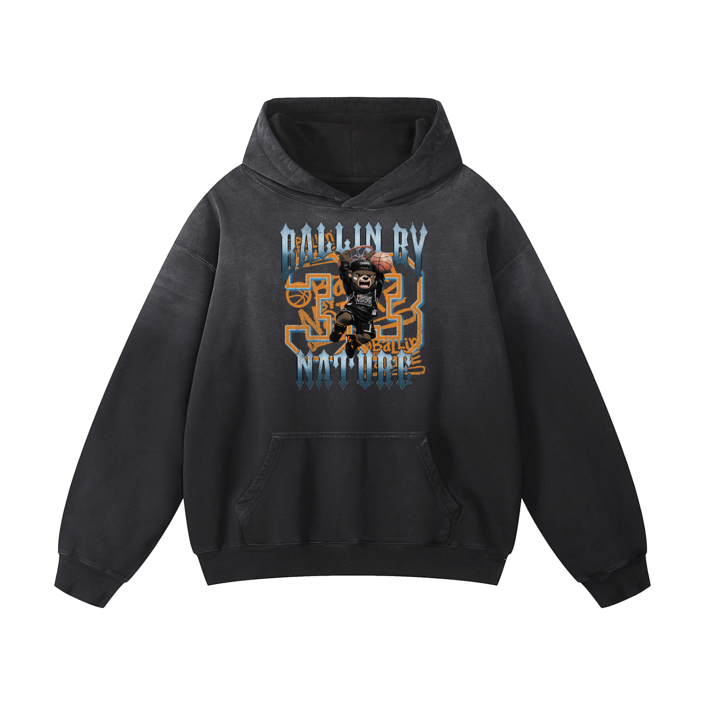 Slam Edition Heavyweight Sunfade Oversized Hoodie