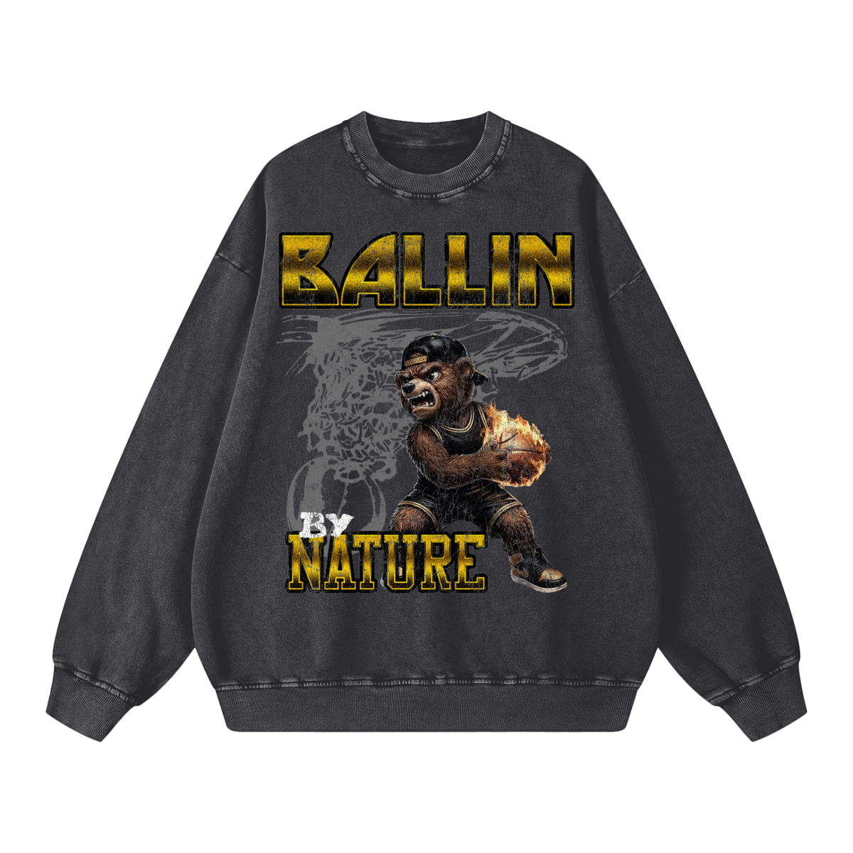 Howler Pittsburgh Snow Washed Oversized Sweatshirt