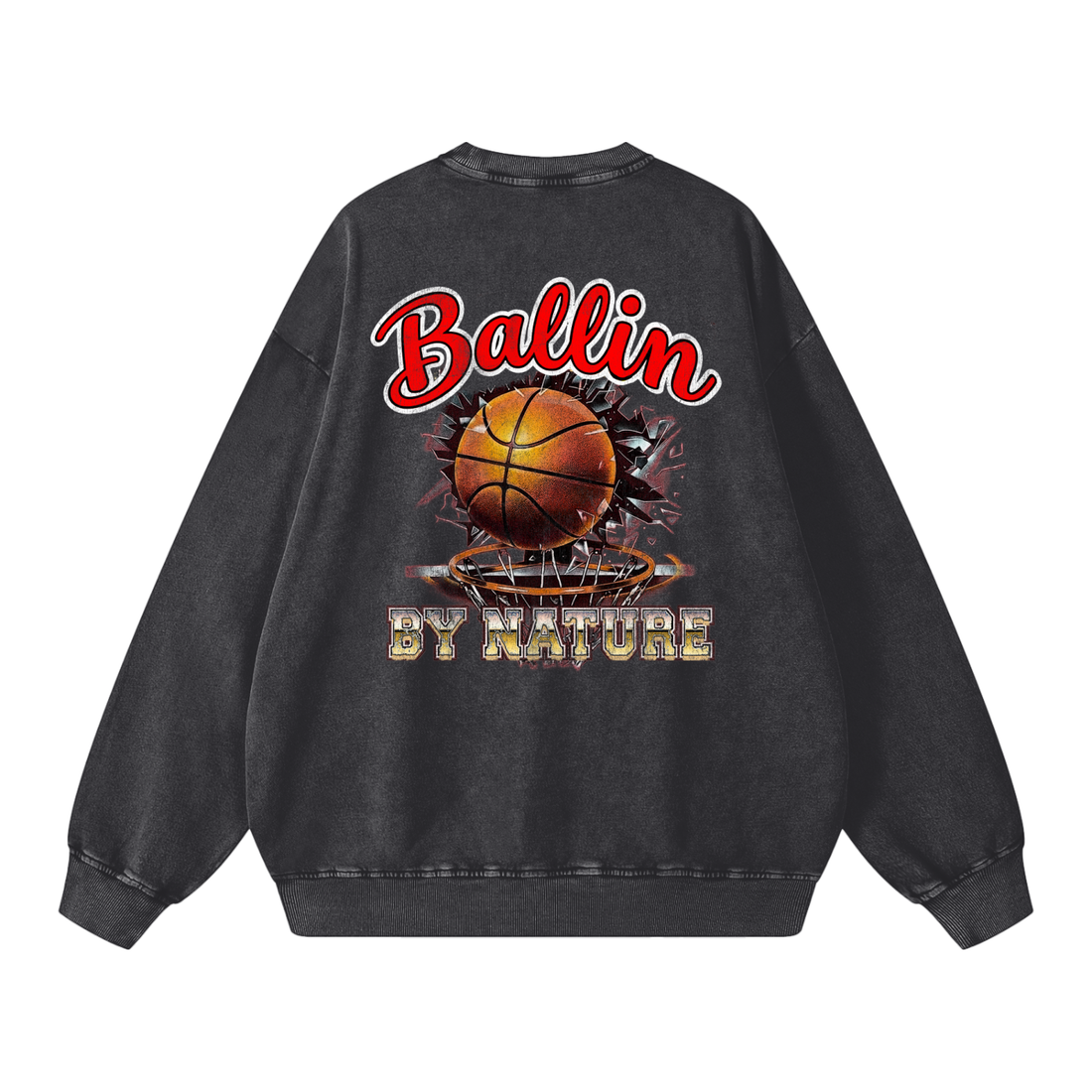 Ring Edition Snow Washed Oversized Sweatshirt