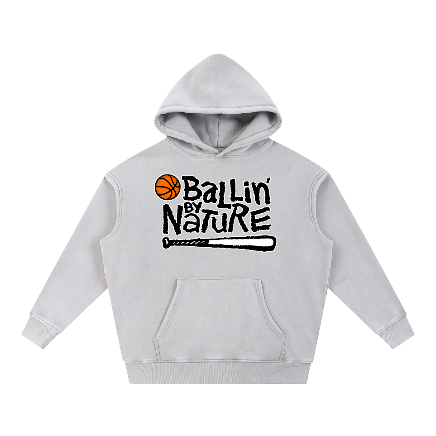 OG Logo Snow Wash Fleece Oversize Hoodie