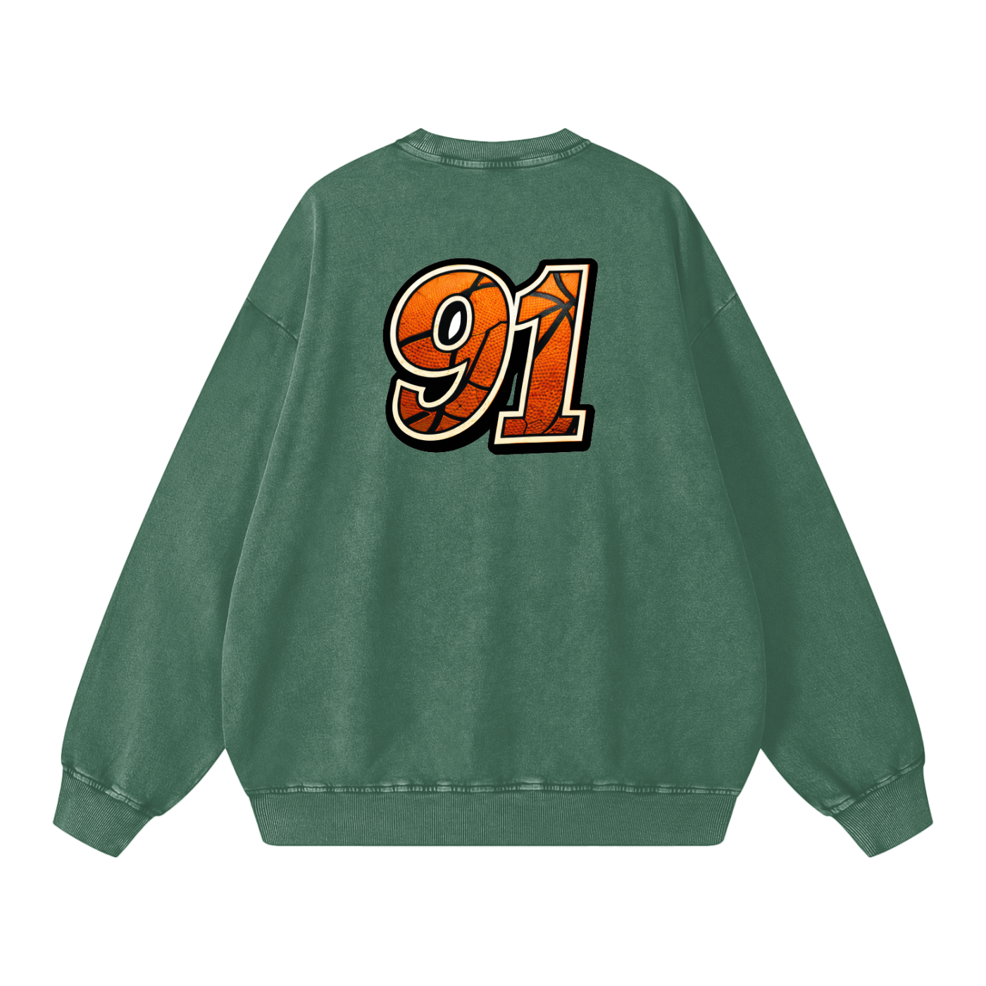 Relaxed Edition Snow Washed Oversized Sweatshirt