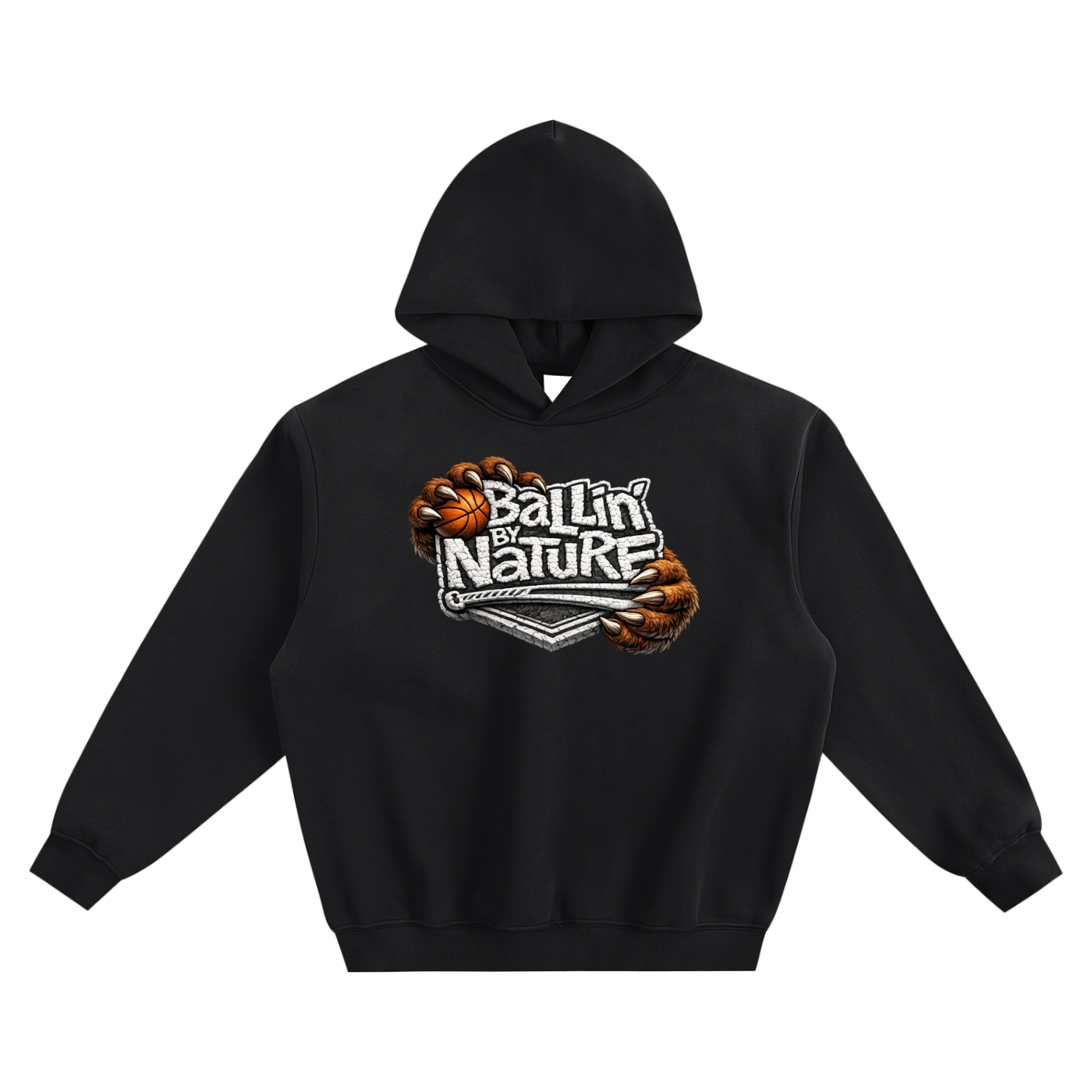 Ballin' Claw Fleeced Boxy Hoodie