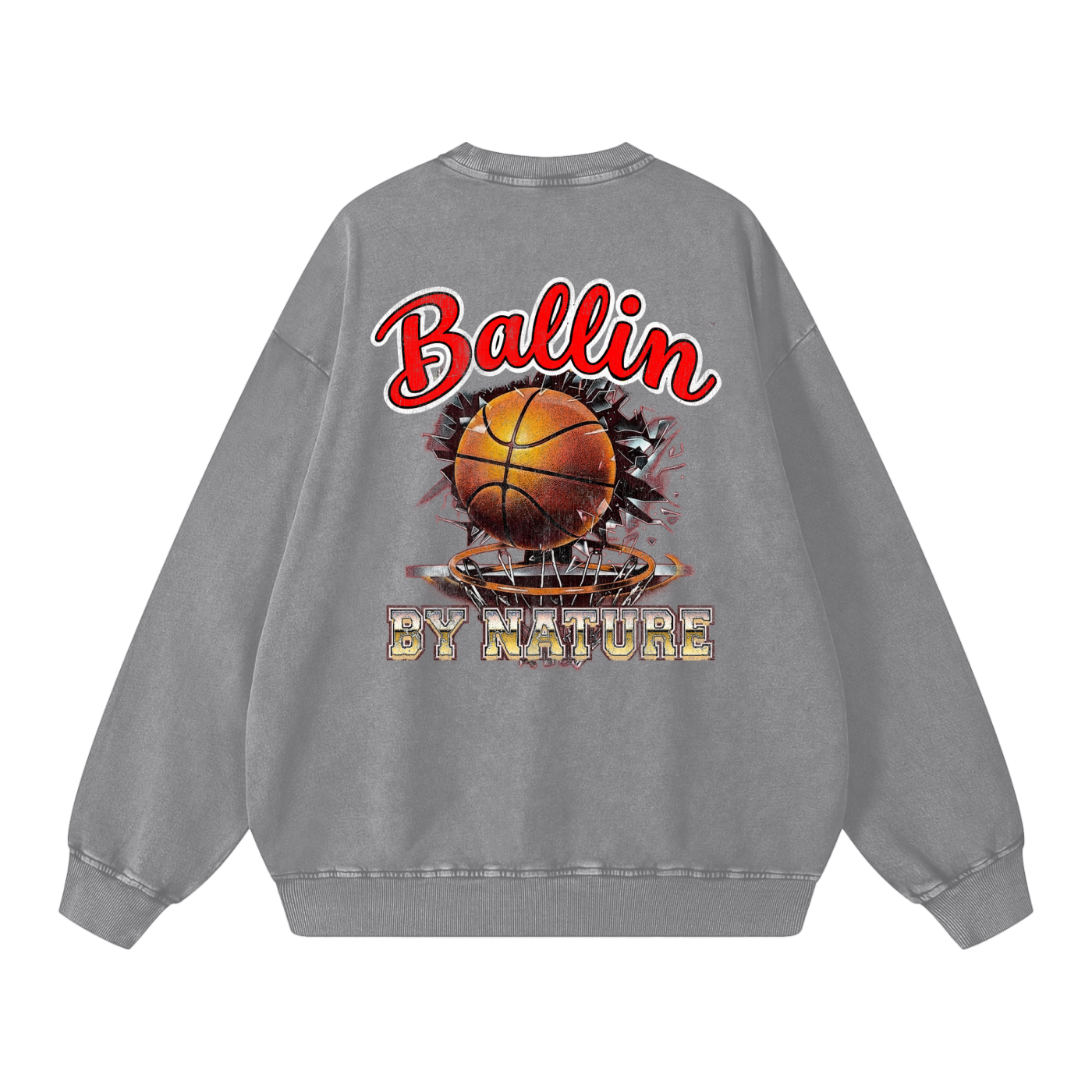 Ring Edition Snow Washed Oversized Sweatshirt