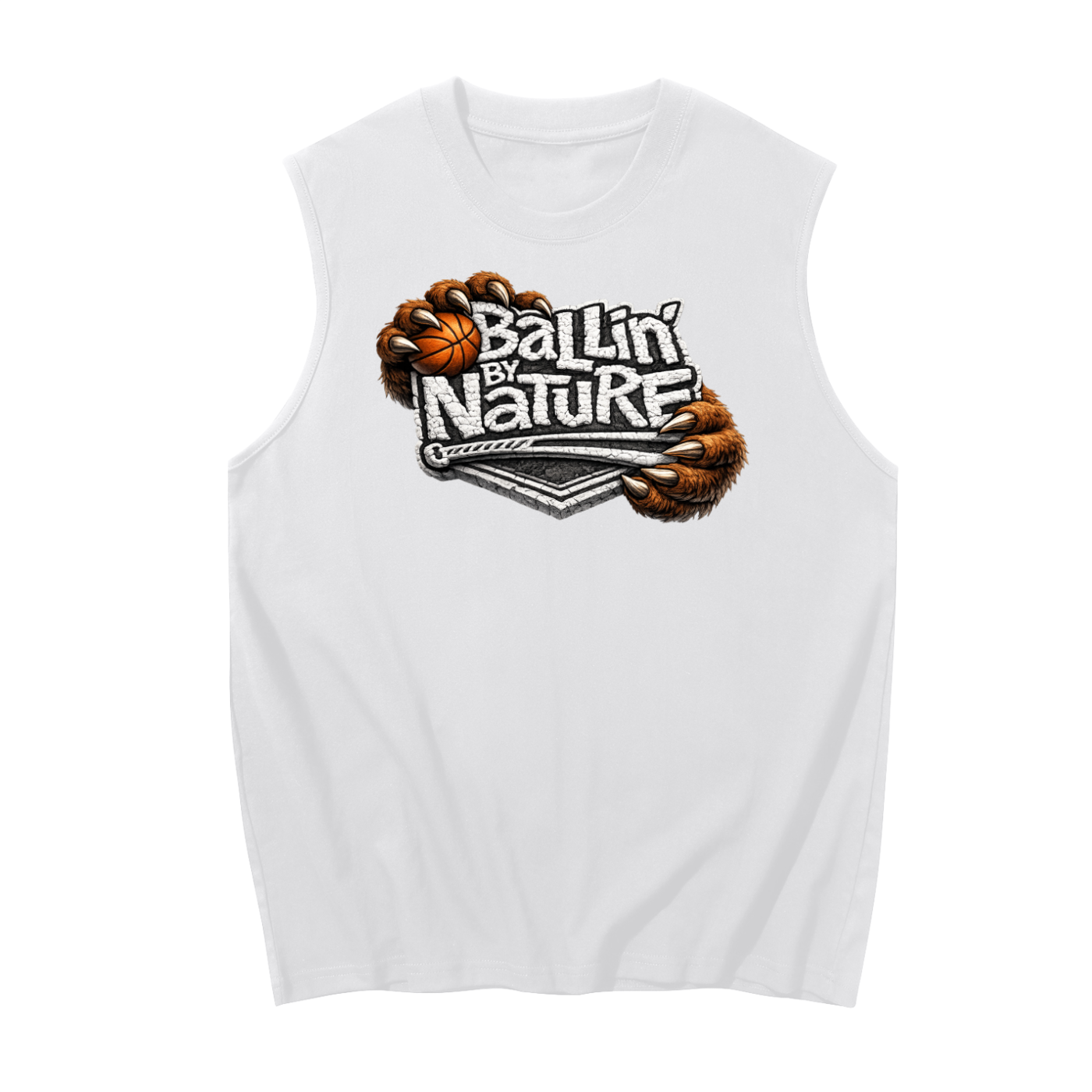 Ballin' Claw Men's Sleeveless Cotton Tank Top