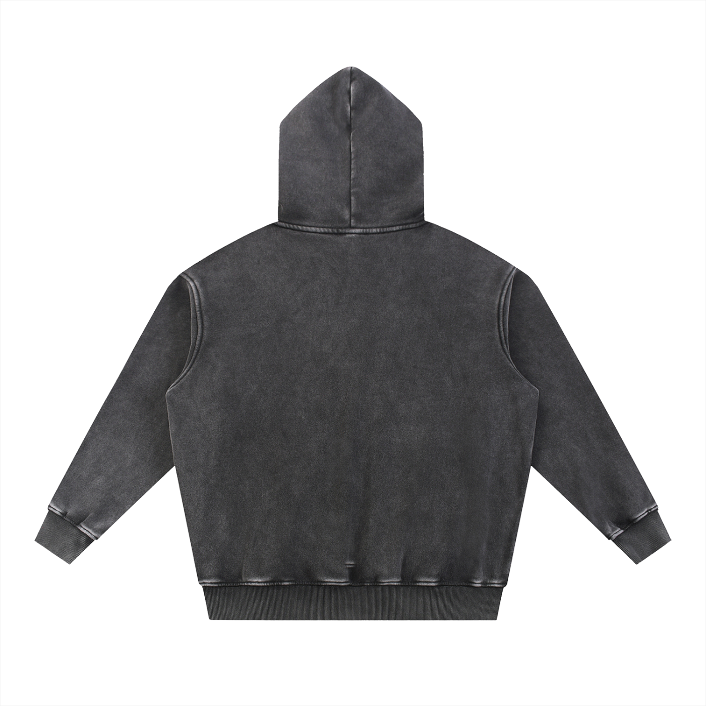 OG Logo Snow Wash Fleece Oversize Hoodie