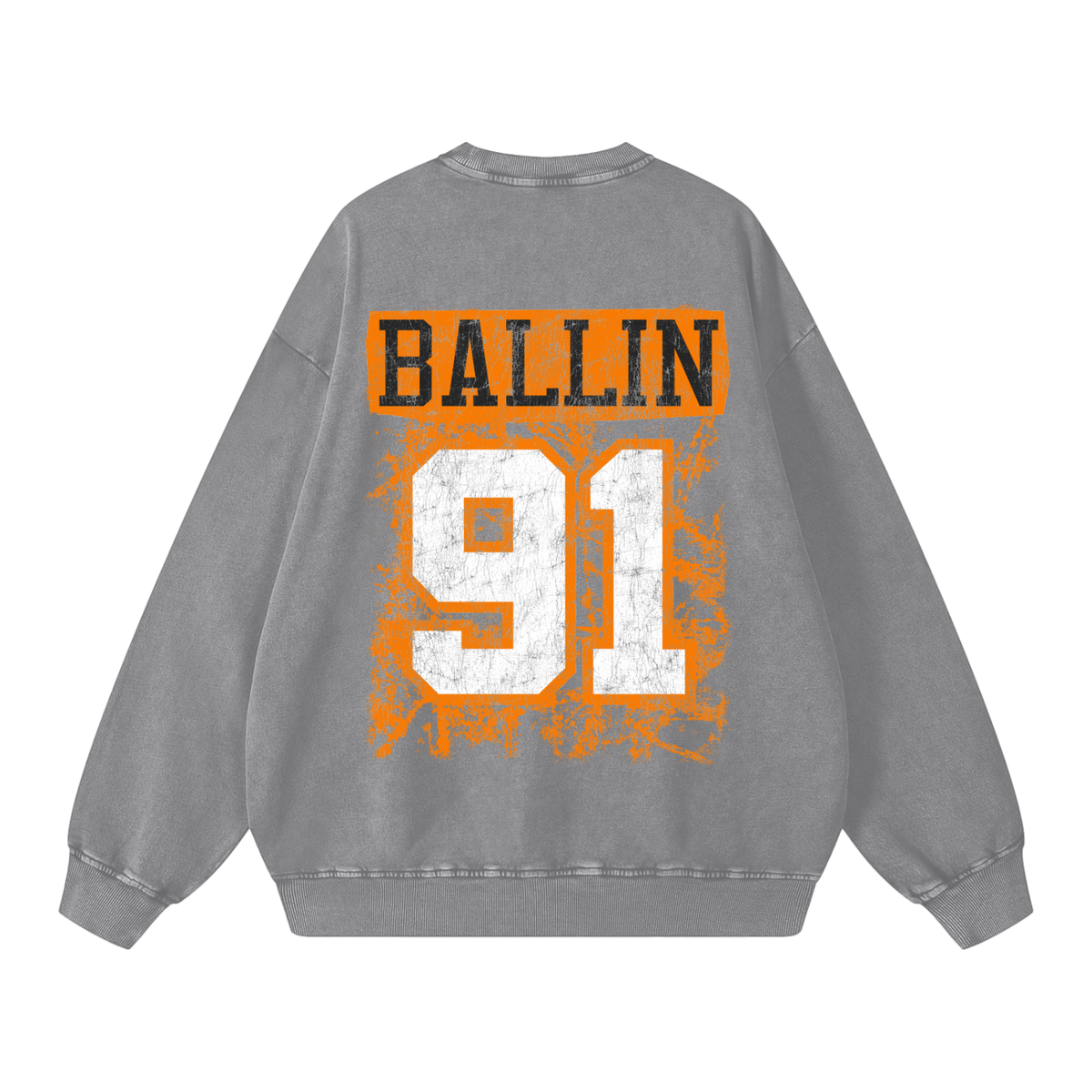 Howler Miami Snow Washed Oversized Sweatshirt