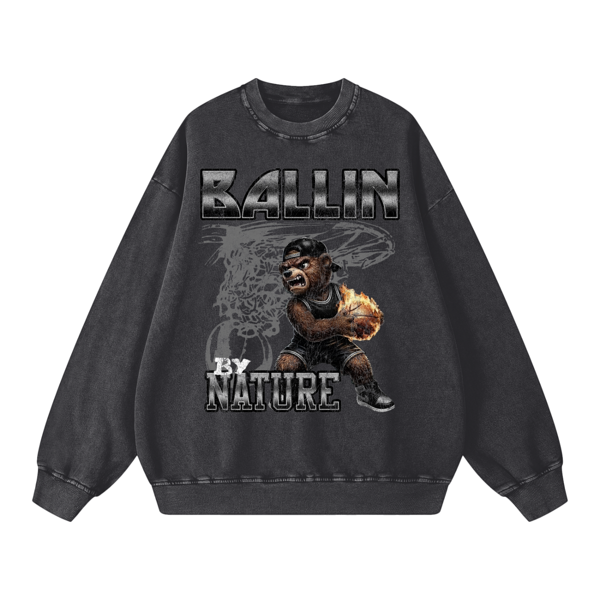 Howler Las Vegas Snow Washed Oversized Sweatshirt
