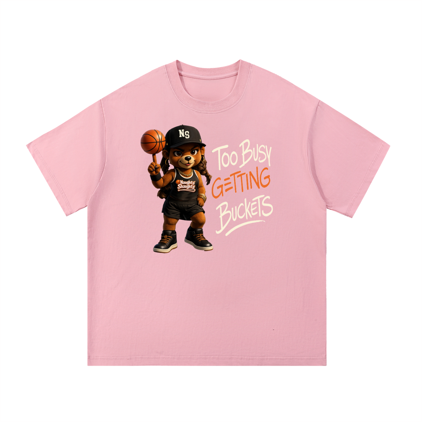 Too Busy Getting Buckets Essential Cotton T-Shirt