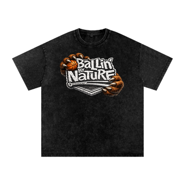 Ballin' Claw Snow Washed Oversized T-Shirt