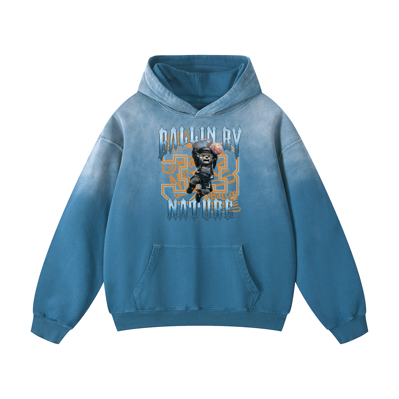 Slam Edition Heavyweight Sunfade Oversized Hoodie