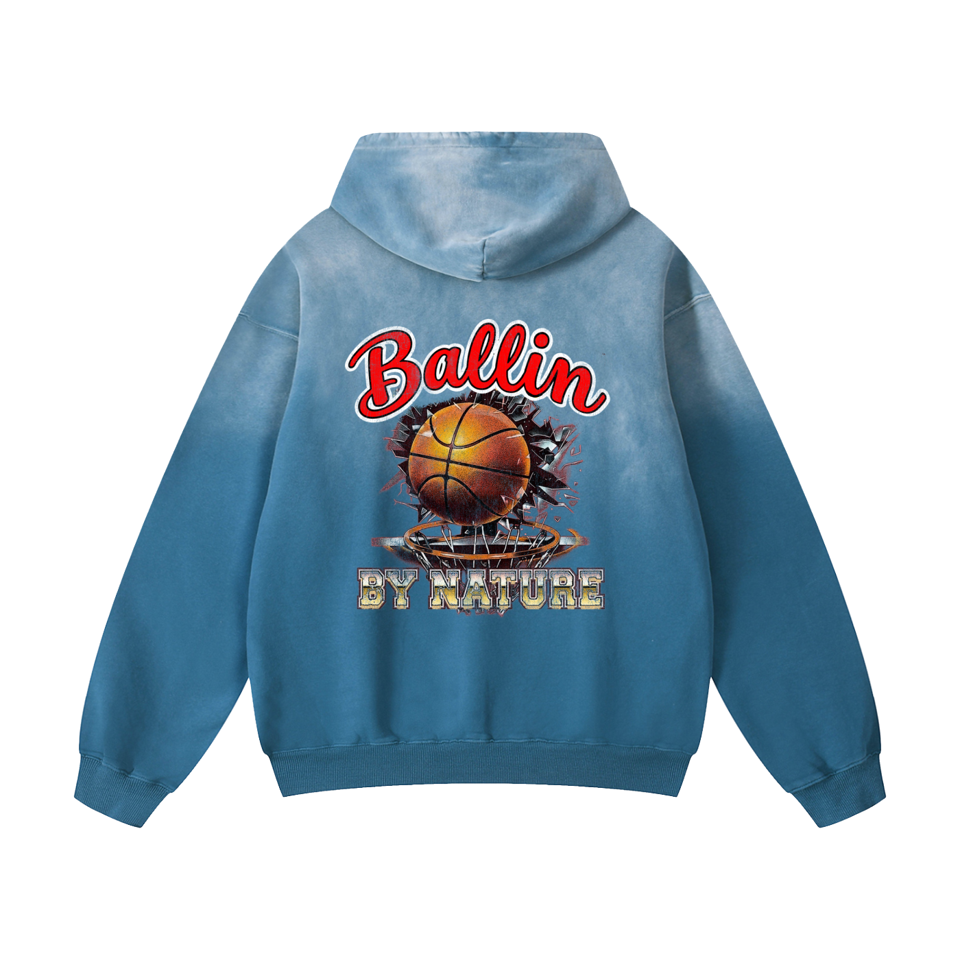 Ring Edition Heavyweight Sunfade Oversized Hoodie