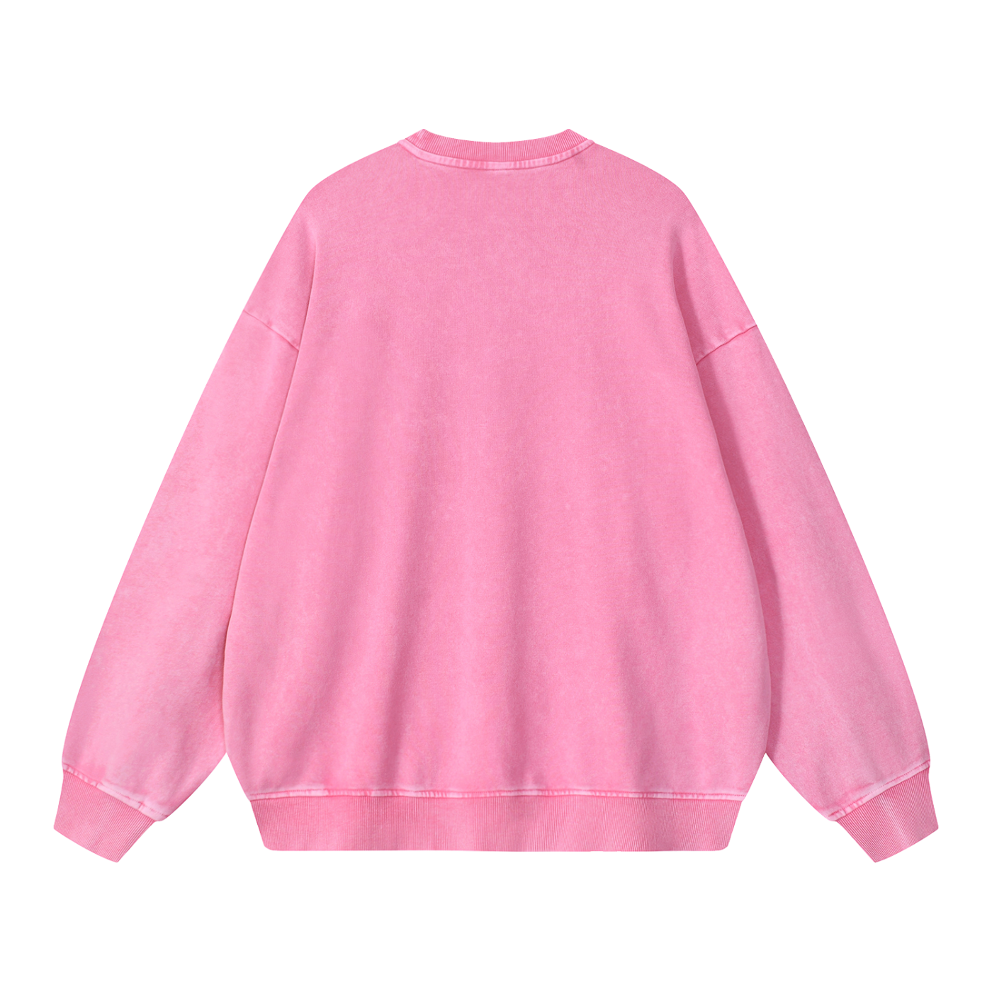 OG Black Logo Snow Washed Oversized Sweatshirt