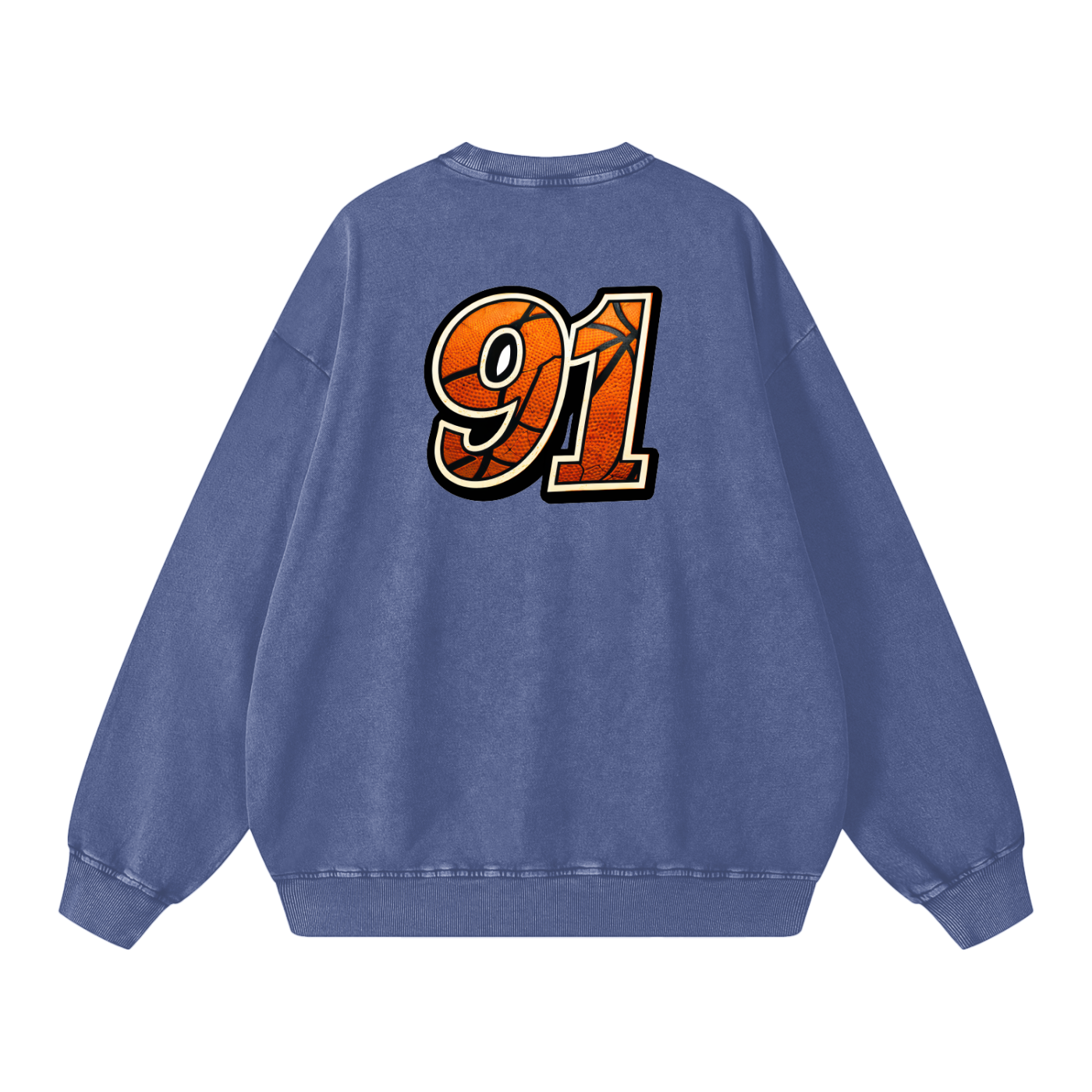 Relaxed Edition Snow Washed Oversized Sweatshirt
