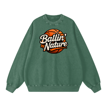 Relaxed Edition Snow Washed Oversized Sweatshirt