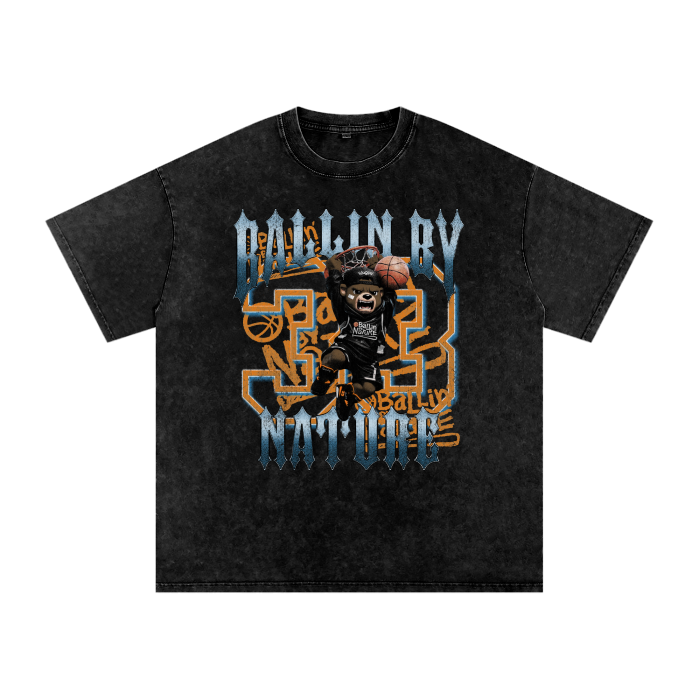 Slam Edition Snow Washed Oversized T-Shirt