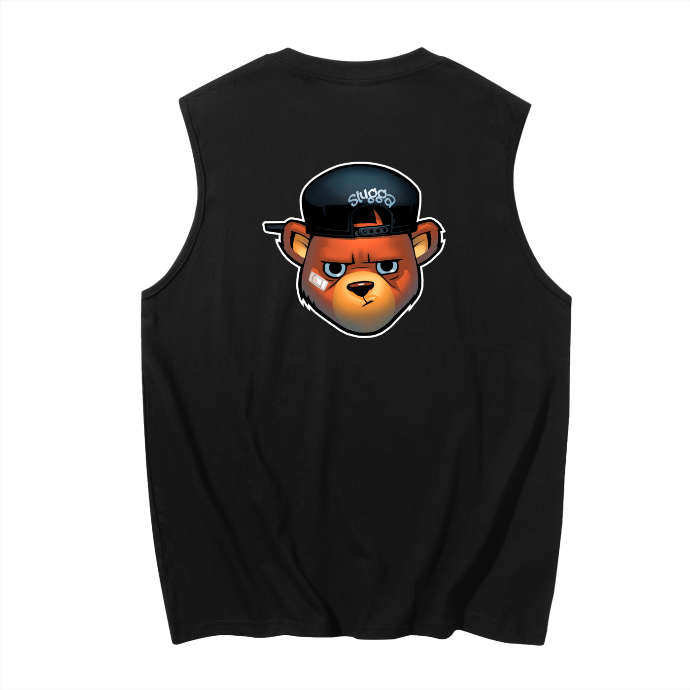 OG Ballin' Black Logo Men's Sleeveless Cotton Tank Top