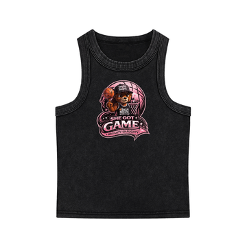 Naughty Shaughty Snow Washed Tank Top