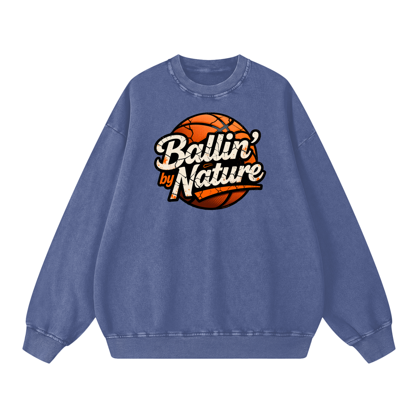 Relaxed Edition Snow Washed Oversized Sweatshirt