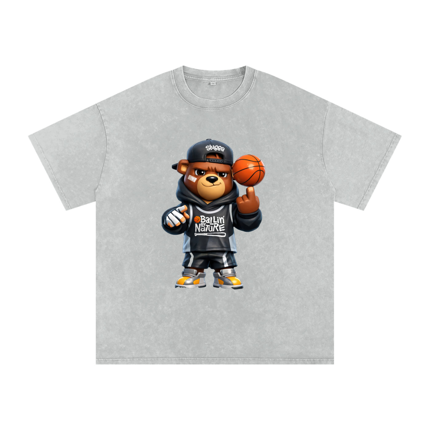 Slugga Full Body Snow Washed Oversized T-Shirt