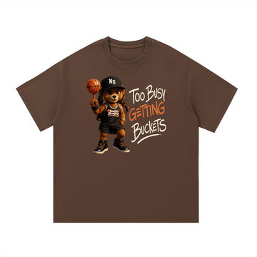 Too Busy Getting Buckets Essential Cotton T-Shirt