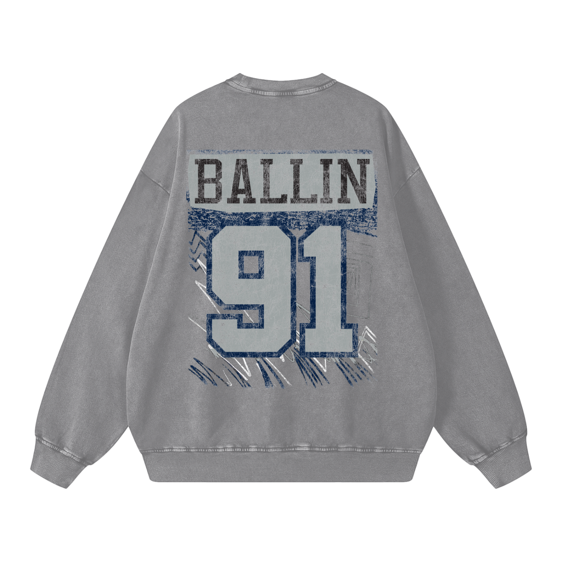 Howler Dallas Snow Washed Oversized Sweatshirt