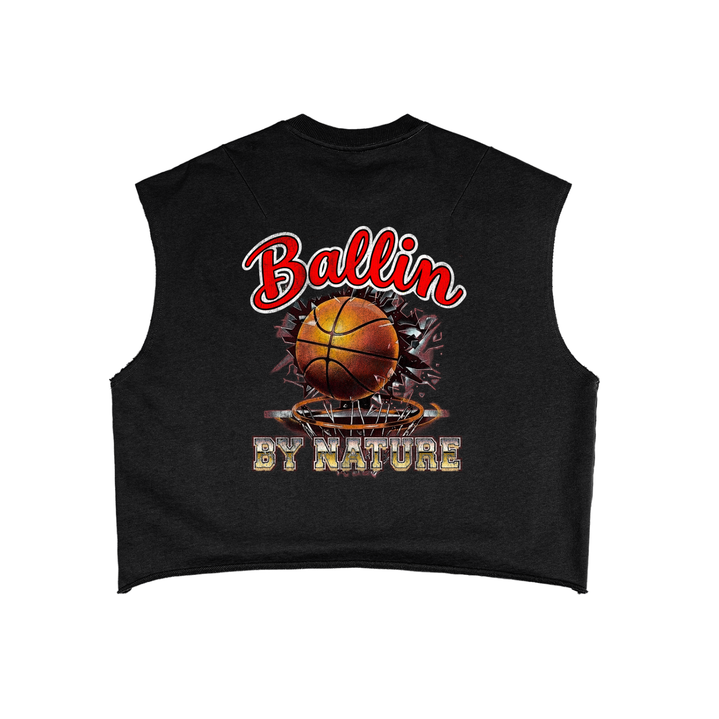 Ballin by Nature Ring Edition French Terry Boxy Tank Top
