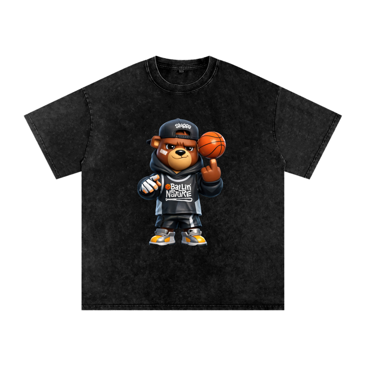 Slugga Full Body Snow Washed Oversized T-Shirt