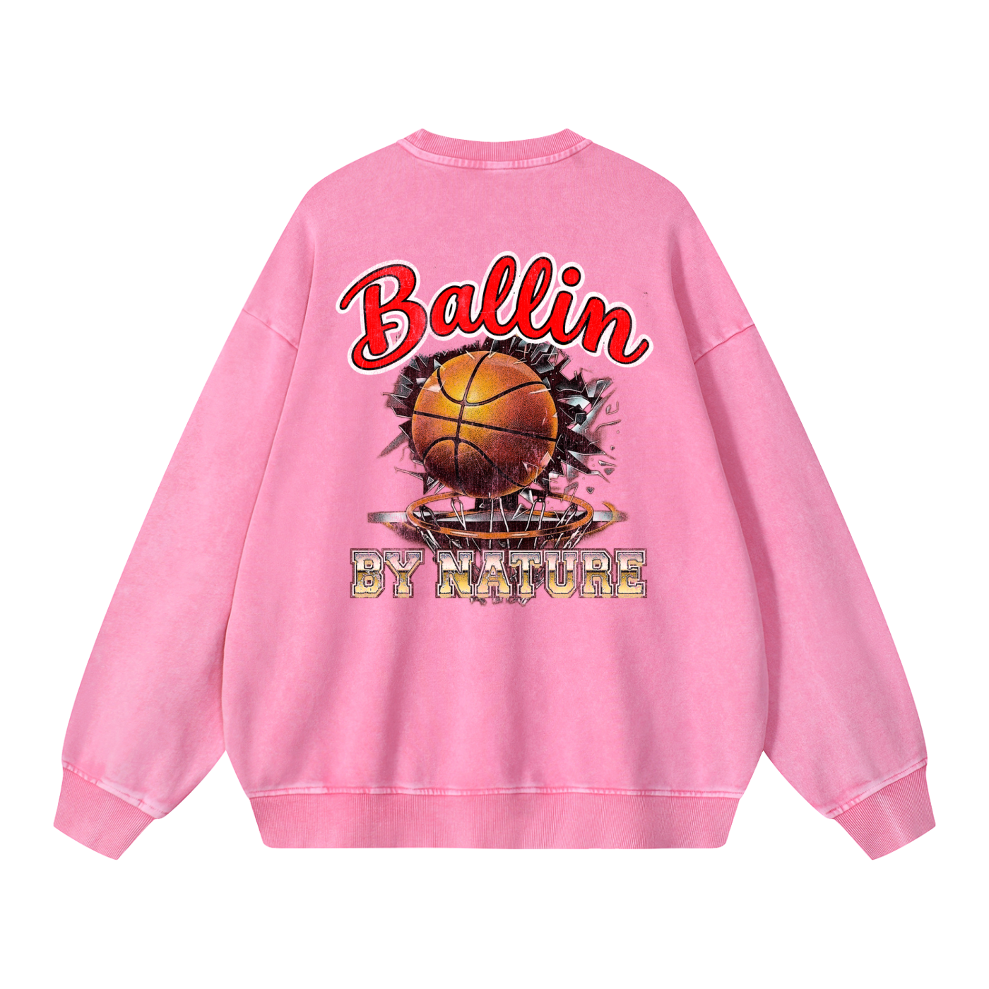 Ring Edition Snow Washed Oversized Sweatshirt