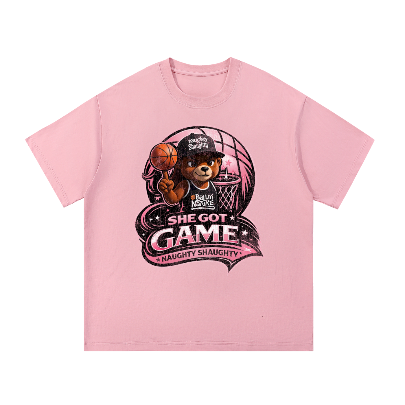 Naughty Shaughty Essential Cotton T-Shirt