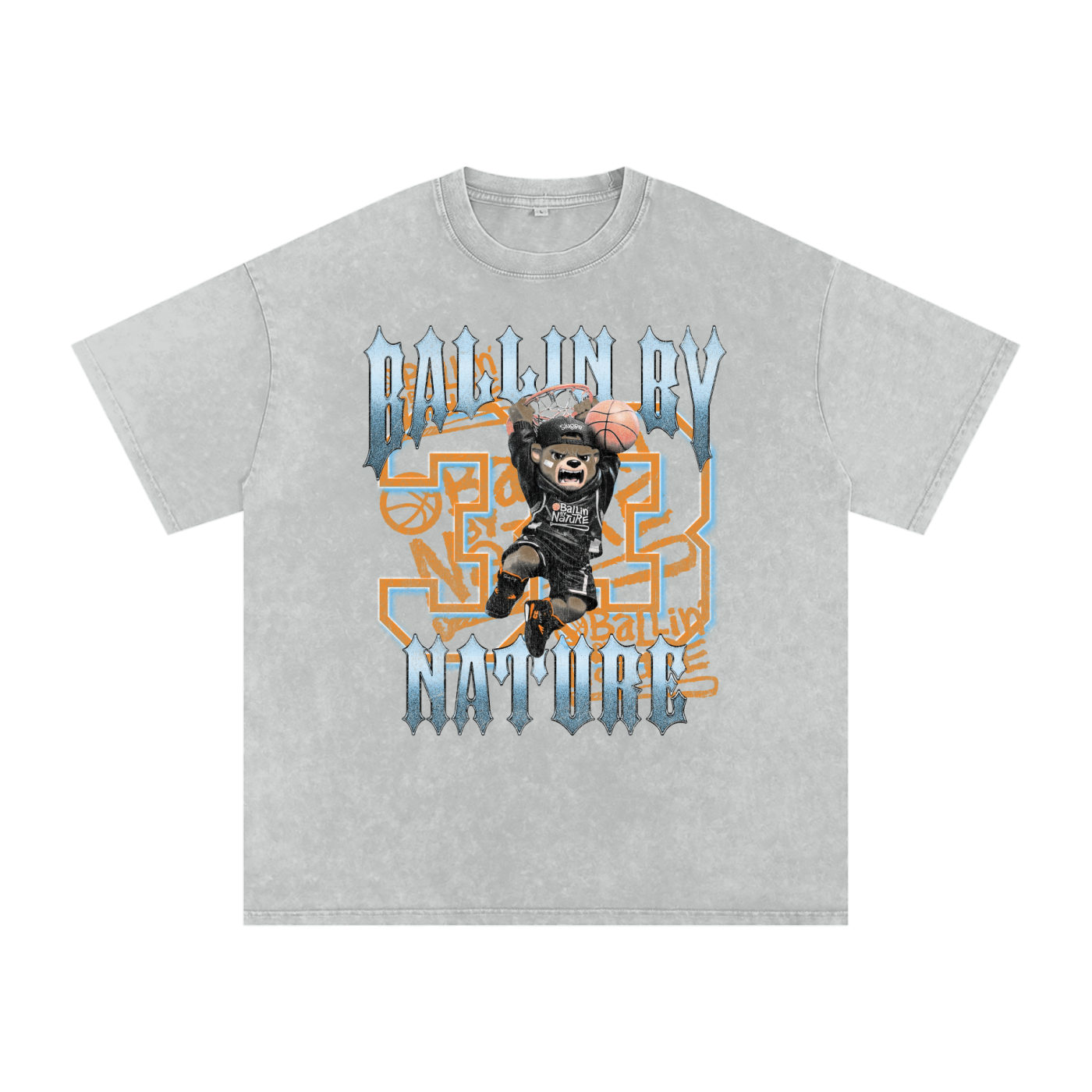 Slam Edition Snow Washed Oversized T-Shirt
