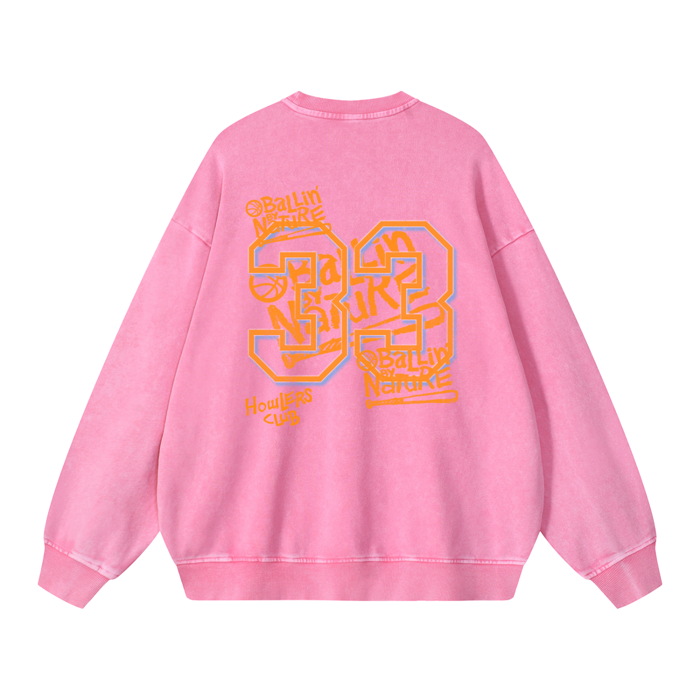 Slam Edition Snow Washed Oversized Sweatshirt