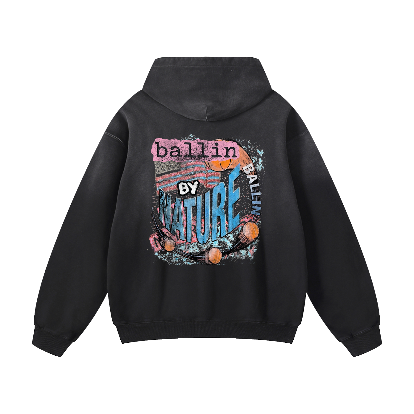 Vertical Edition Heavyweight Sunfade Oversized Hoodie